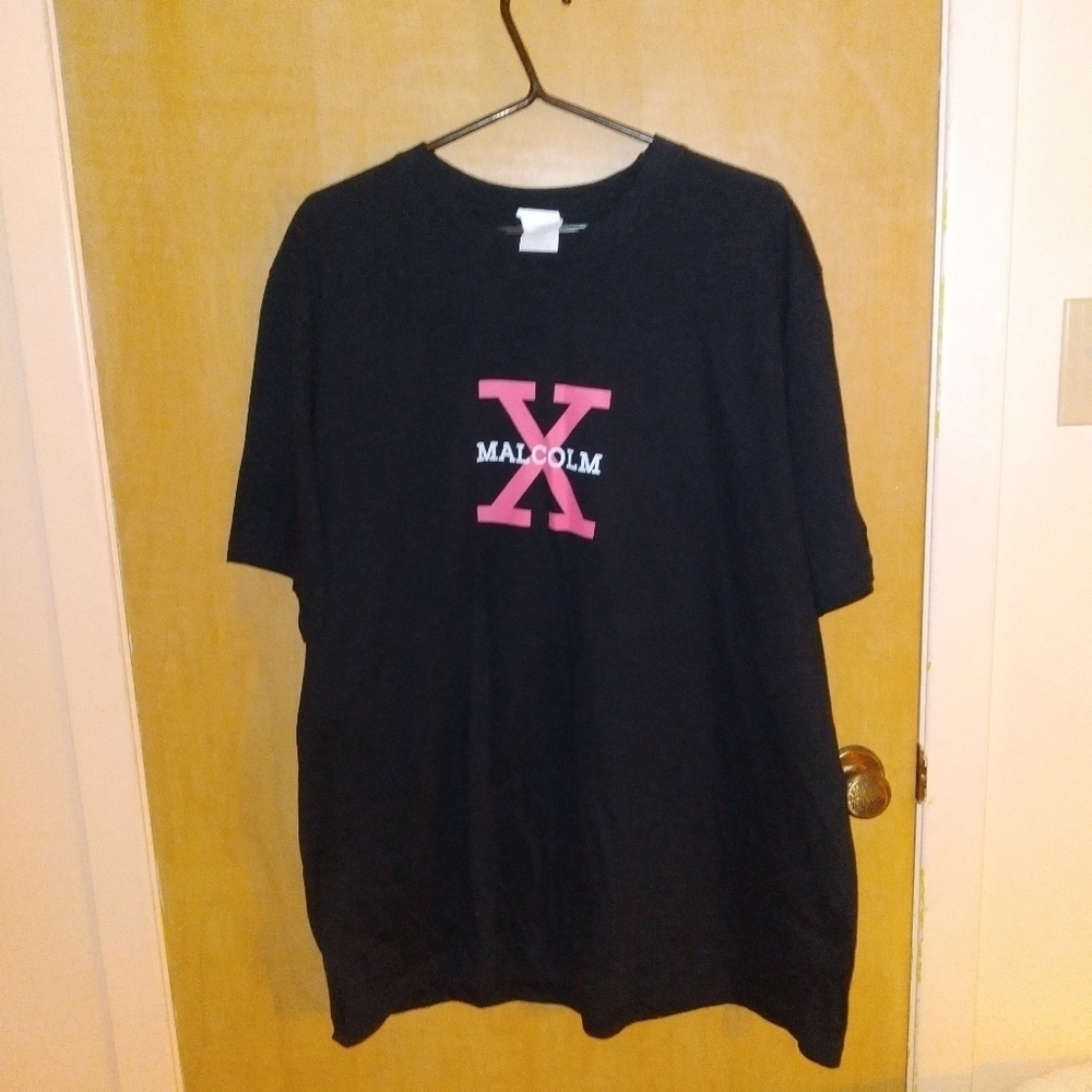 Vintage Black History Malcom X Graphic Tee Size XXL